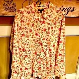 Lands End No Iron Blouse